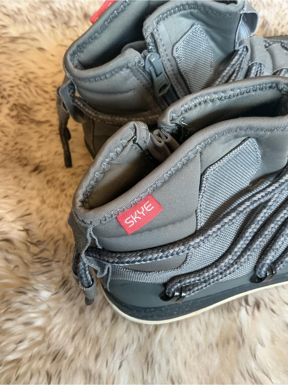 Skye The Stnley Raincity Grey Unisex Boots M6/W7.5 - Picture 6 of 7